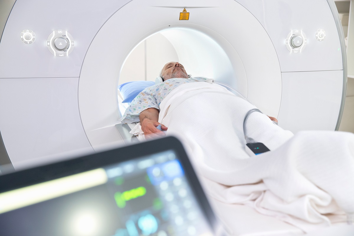 Male Patient Entering Hospital MRI 